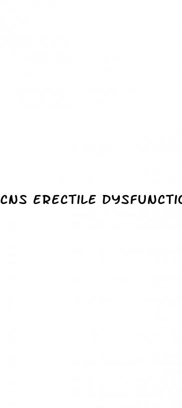 cns erectile dysfunction