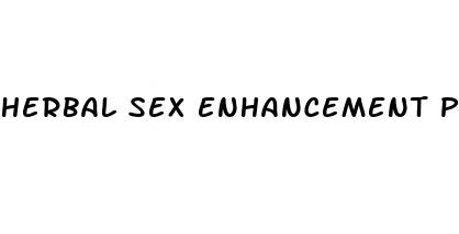 herbal sex enhancement pills