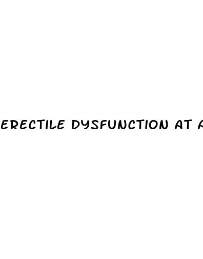 erectile dysfunction at age 74