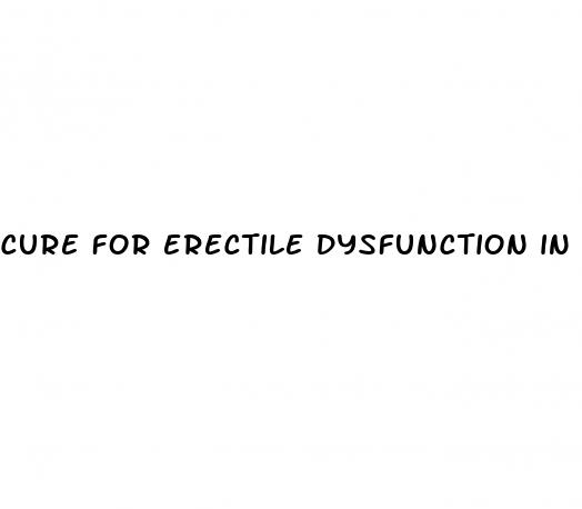 cure for erectile dysfunction in nigeria