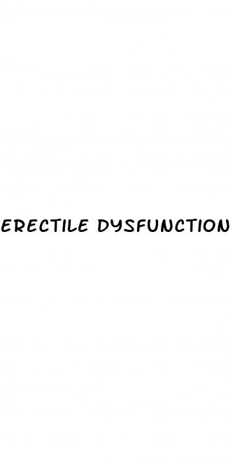 erectile dysfunction sex life