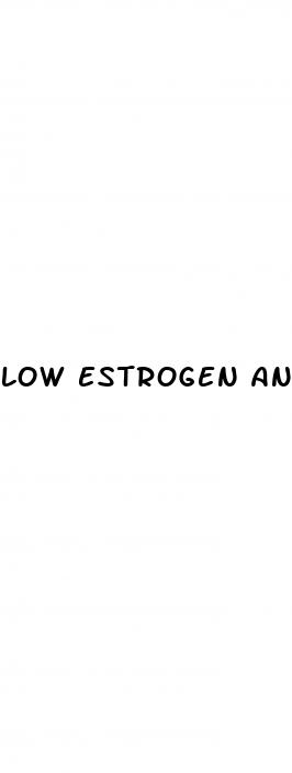 low estrogen and erectile dysfunction