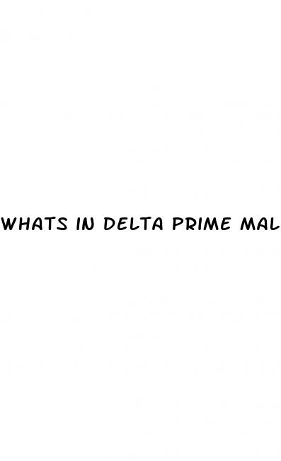 whats in delta prime male enhancement