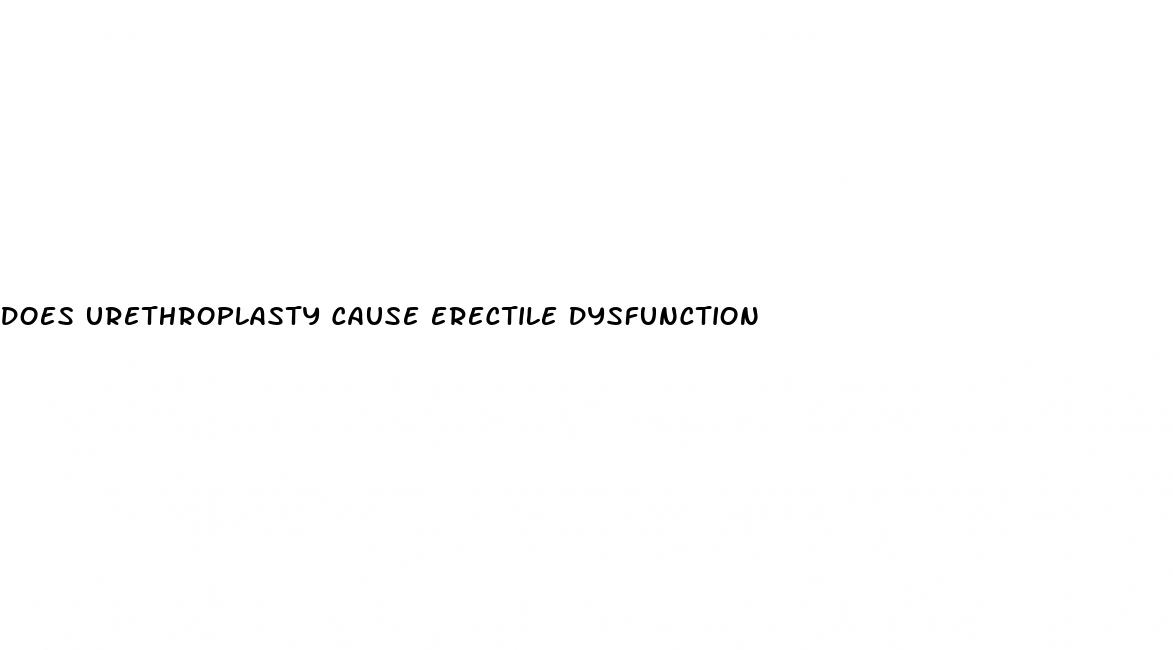 does urethroplasty cause erectile dysfunction