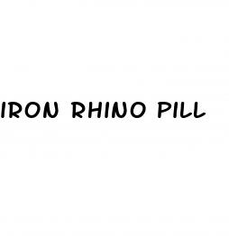 iron rhino pill