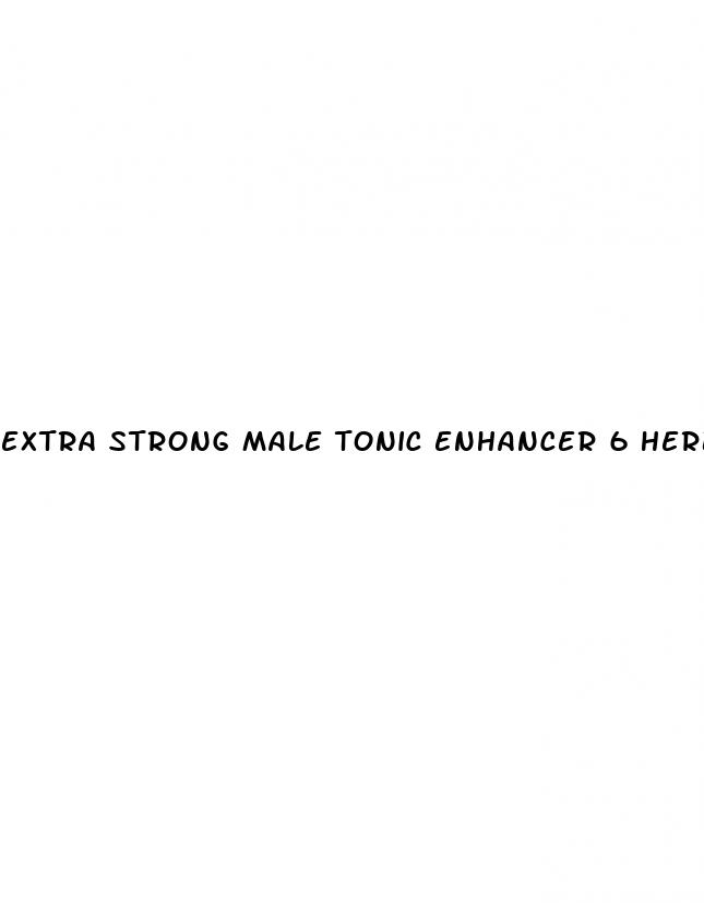 extra strong male tonic enhancer 6 herbal capsules