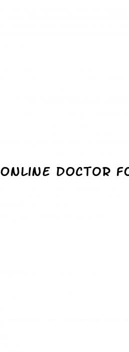 online doctor for erectile dysfunction