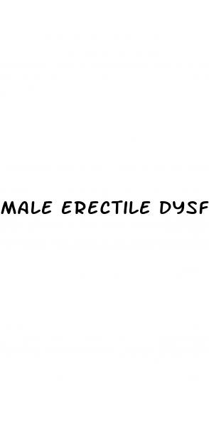 male erectile dysfunction clinic