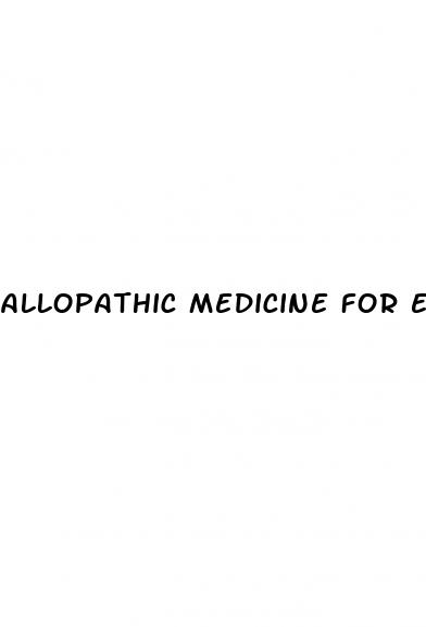 allopathic medicine for erectile dysfunction in india