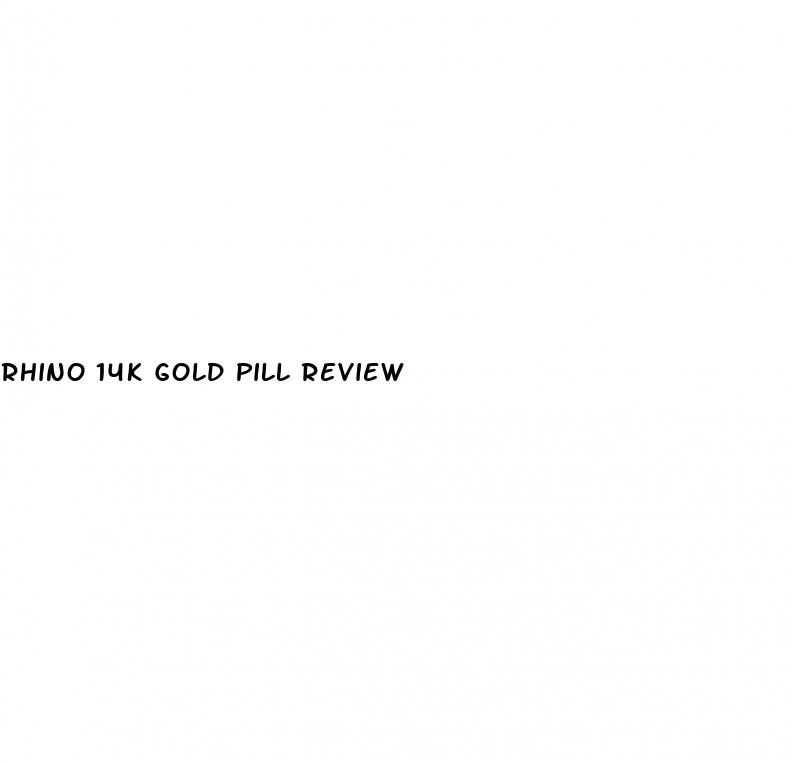 rhino 14k gold pill review