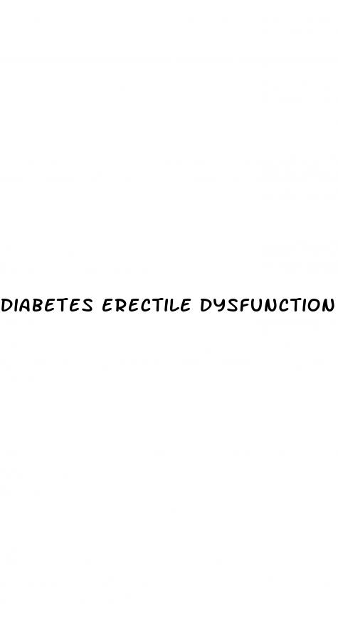 diabetes erectile dysfunction home remedies