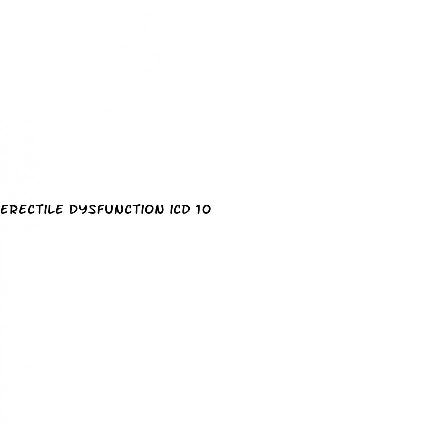 erectile dysfunction icd 10