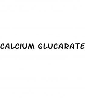 calcium glucarate erectile dysfunction