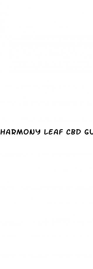 harmony leaf cbd gummies for penis enlargement