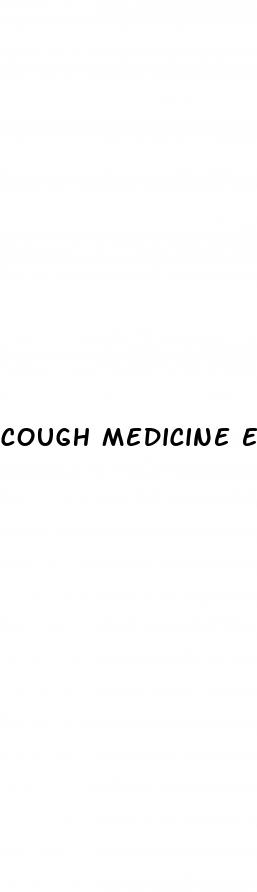 cough medicine erectile dysfunction