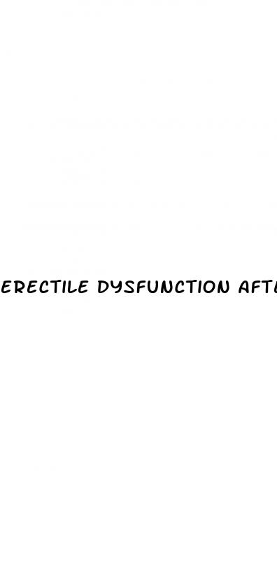 erectile dysfunction after catheter removal