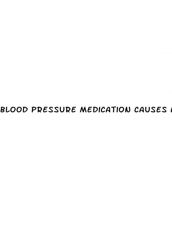 blood pressure medication causes erectile dysfunction