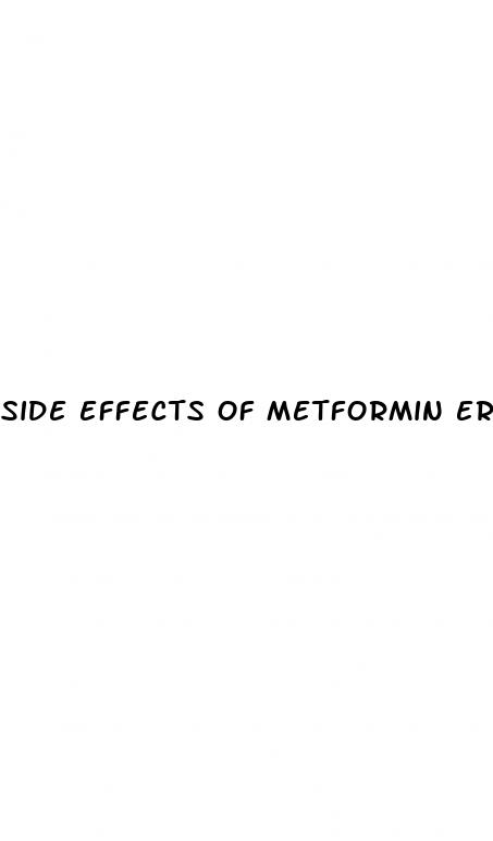 side effects of metformin erectile dysfunction