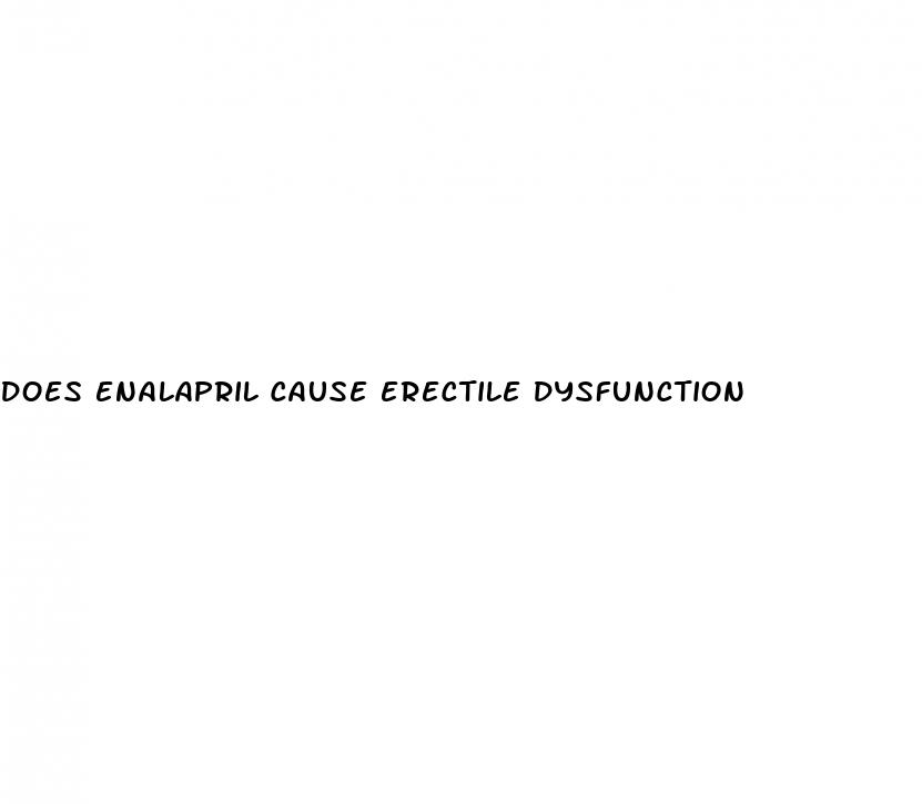 does enalapril cause erectile dysfunction