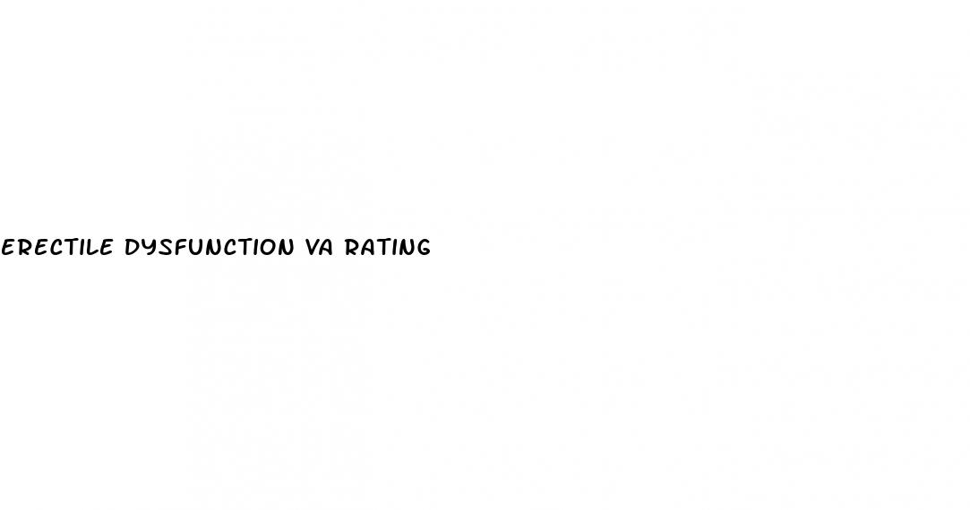 erectile dysfunction va rating