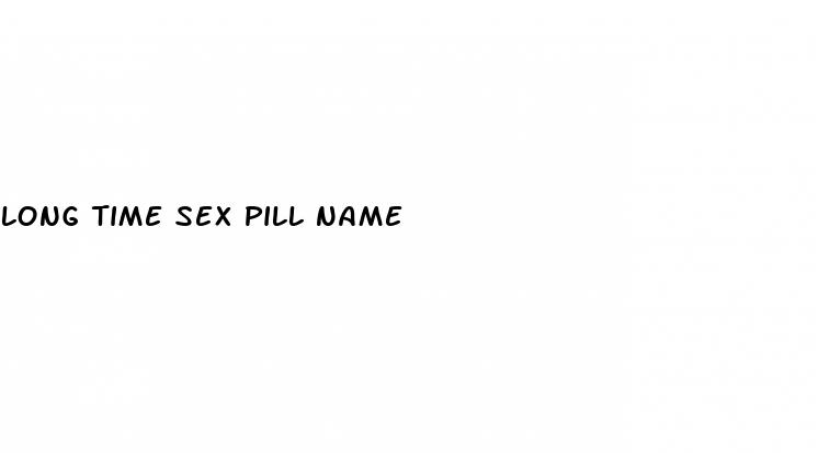 long time sex pill name