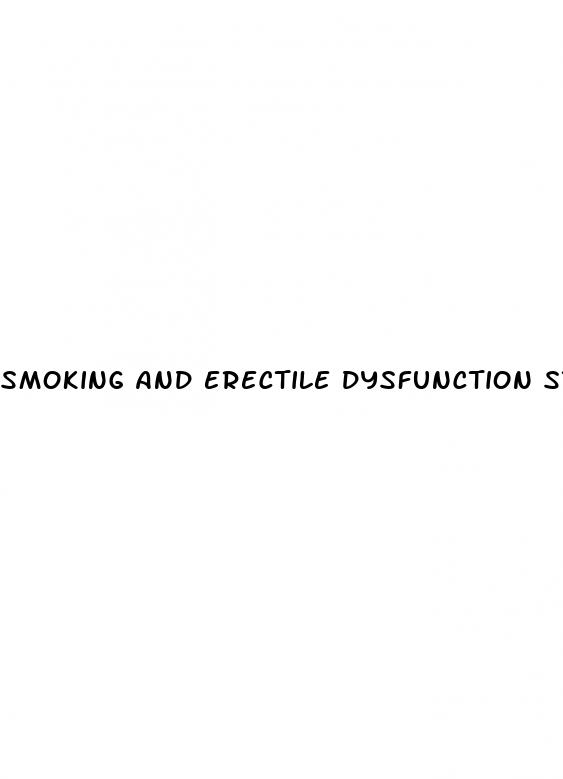 smoking and erectile dysfunction statistics