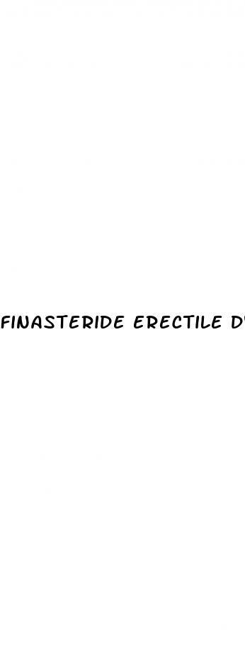 finasteride erectile dysfunction