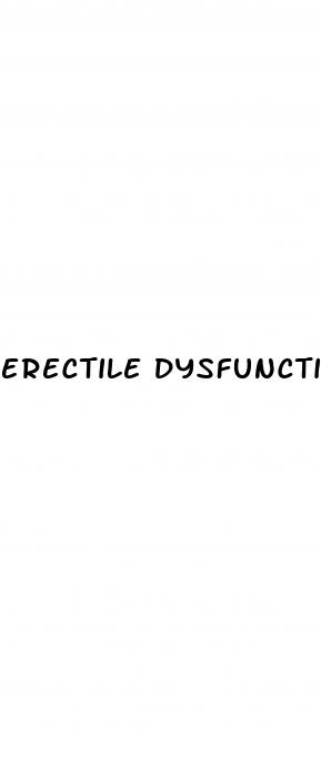 erectile dysfunction after viagra