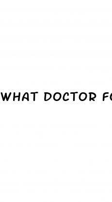 what doctor for erectile dysfunction