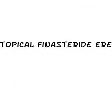 topical finasteride erectile dysfunction