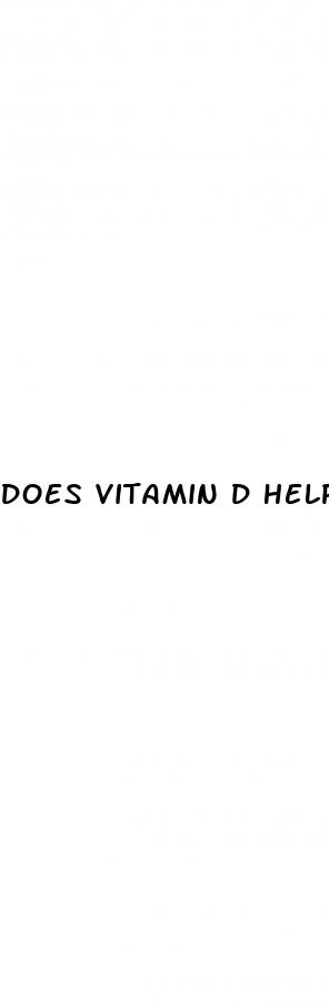 does vitamin d help erectile dysfunction