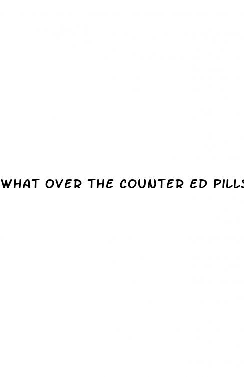 what over the counter ed pills work