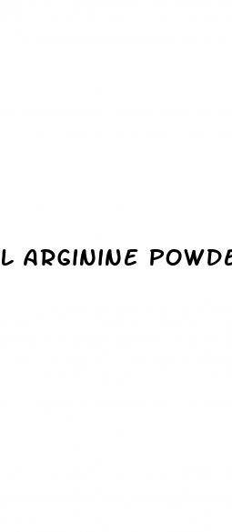 l arginine powder for erectile dysfunction