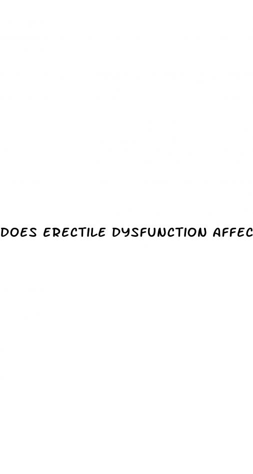 does erectile dysfunction affect fertility