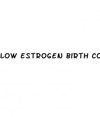 low estrogen birth control pills sex drive