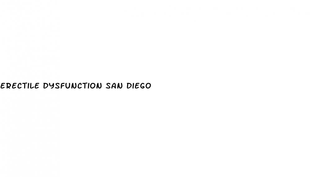 erectile dysfunction san diego