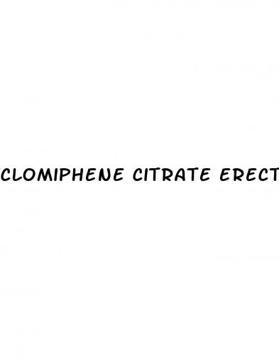 clomiphene citrate erectile dysfunction