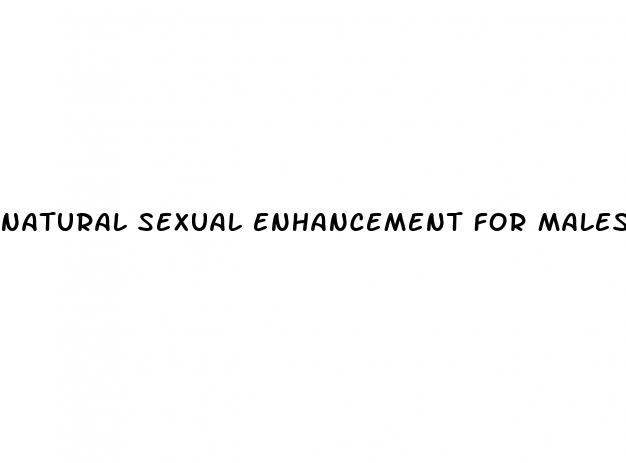 natural sexual enhancement for males