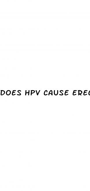 does hpv cause erectile dysfunction