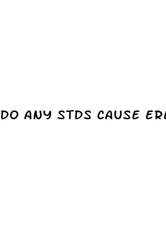 do any stds cause erectile dysfunction