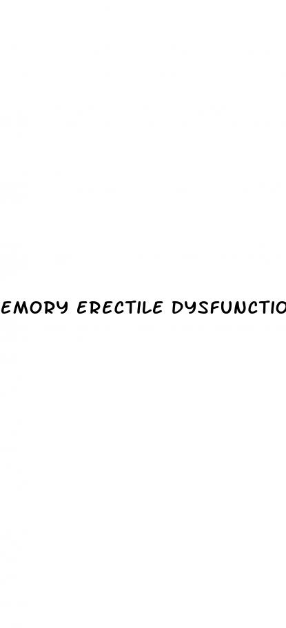 emory erectile dysfunction