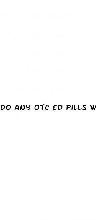 do any otc ed pills work