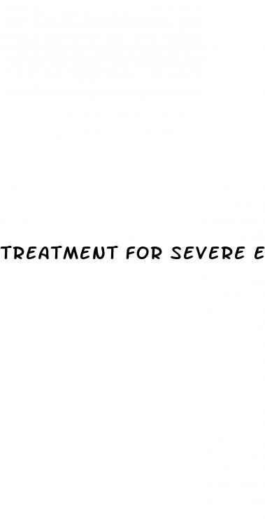 treatment for severe erectile dysfunction