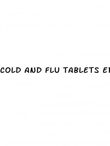 cold and flu tablets erectile dysfunction