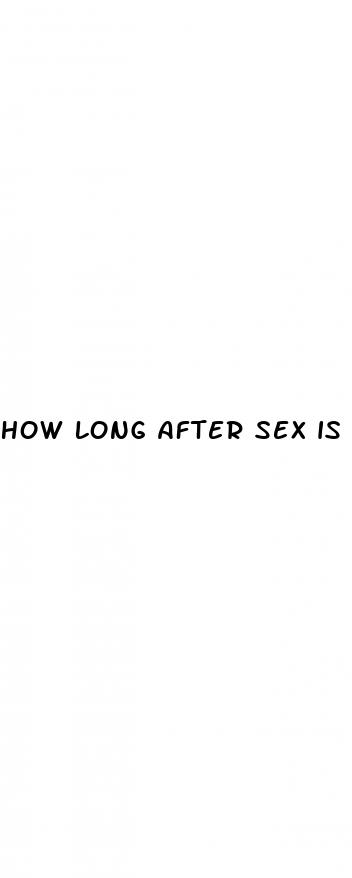 how long after sex is the morning after pill