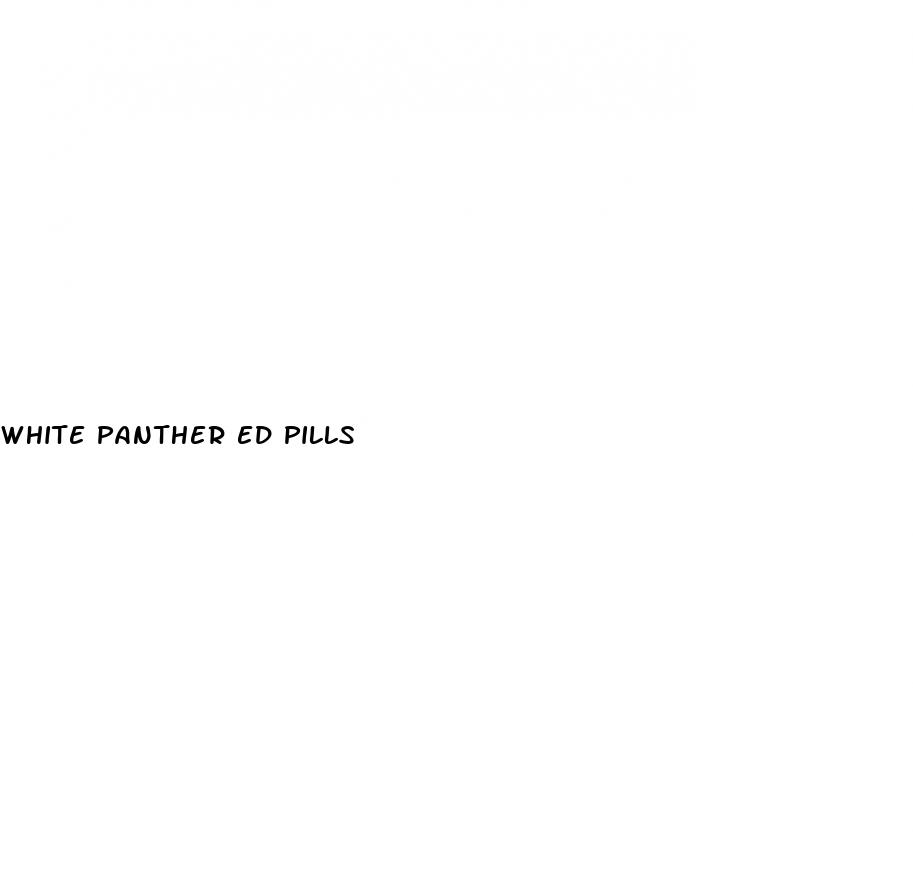 white panther ed pills