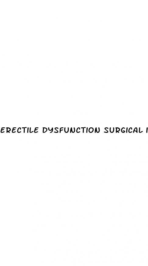 erectile dysfunction surgical implants