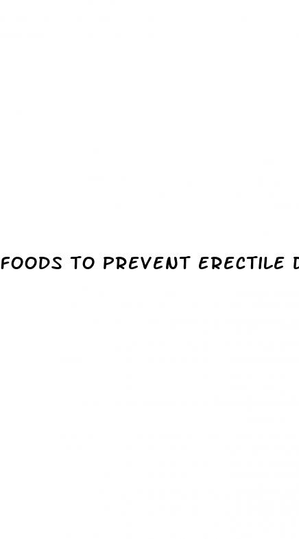 foods to prevent erectile dysfunction