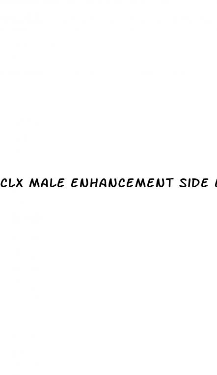 clx male enhancement side effects