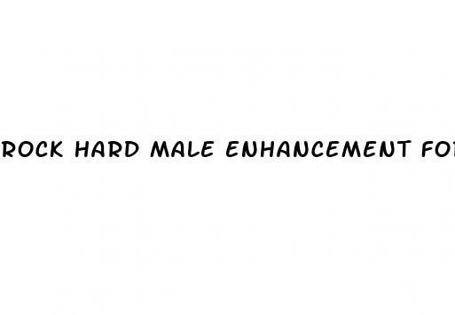 rock hard male enhancement formula